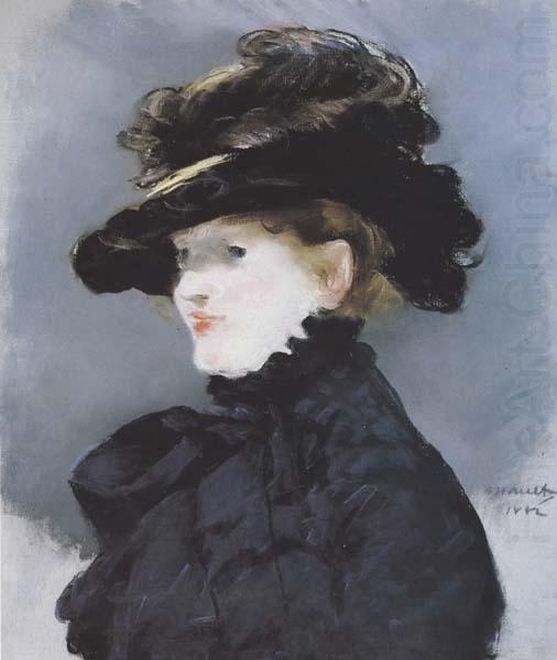 Edouard Manet Mery Lauent au chapeau noir Pastel (mk40) china oil painting image